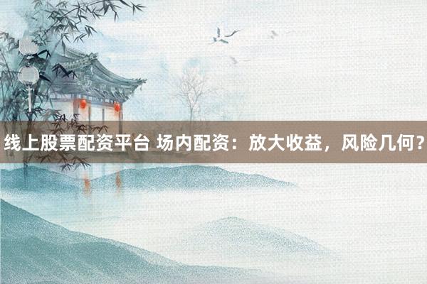 线上股票配资平台 场内配资：放大收益，风险几何？