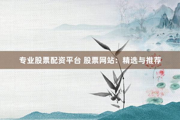 专业股票配资平台 股票网站：精选与推荐